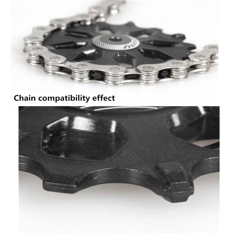 FOVNO – jeu de poulies de dérailleur arrière 12T 14T 16T, Support de roue à dents larges et étroites