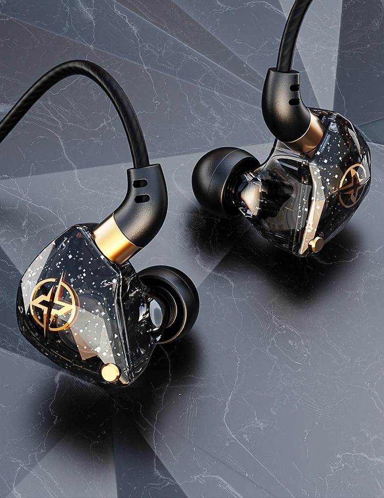 Écouteurs filaires X6 3,5 mm, basses HiFi, stéréo, cadeau pour fille, écouteurs musicaux, casque de