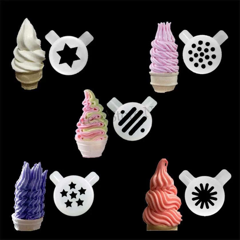 Couvercles de buse en forme de crème glacée, 5 Types, bouchons de modélisation magiques, pièce de re