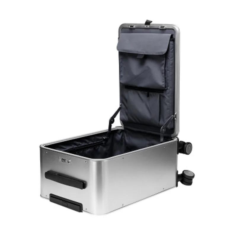 Valise d'embarquement de haute qualité en Aluminium, taille 20 "24", serrure TAS 100%, chariot d'aff