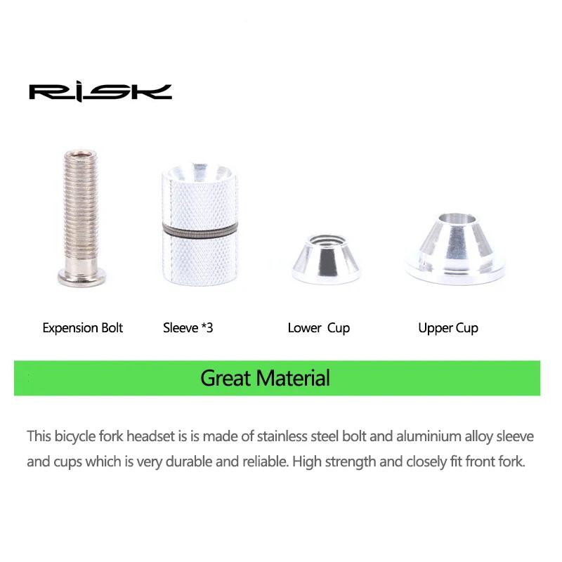 Risque vélo fourche Steerer 1-1/8 "(28.6mm) casque tige capuchon supérieur bouchon de Compression en