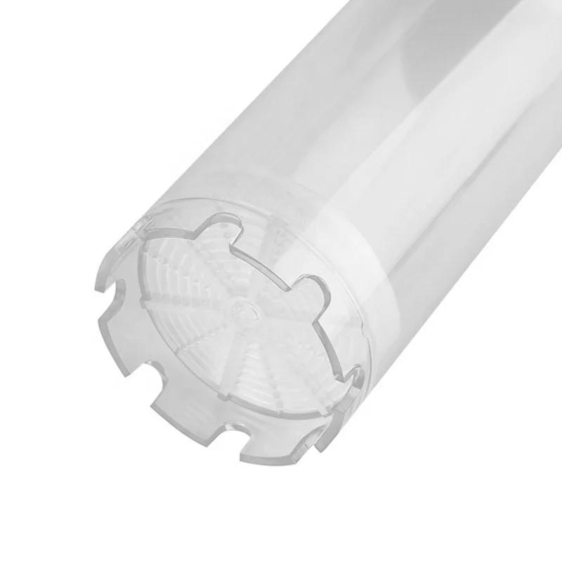 YenvQee cartouche transparente vide réutilisable de 10 pouces/5 pouces pour la résine, outils de fil