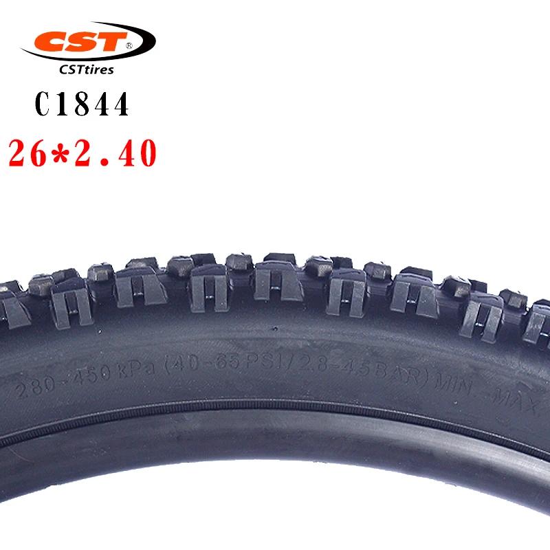 Pneu de vélo de montagne CST ROCK HAWK 26 pouces C1844, fil d'acier, 26*2.40 27.5*2.25, pneu VTT ren