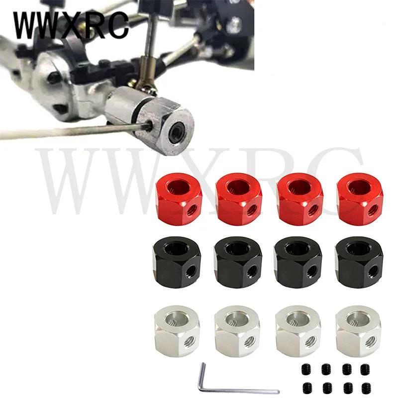 Adaptateur métallique en alliage d'aluminium, 5mm à 12mm, pour camion MN86 WPL D12 C14 C24 B14 B16 M
