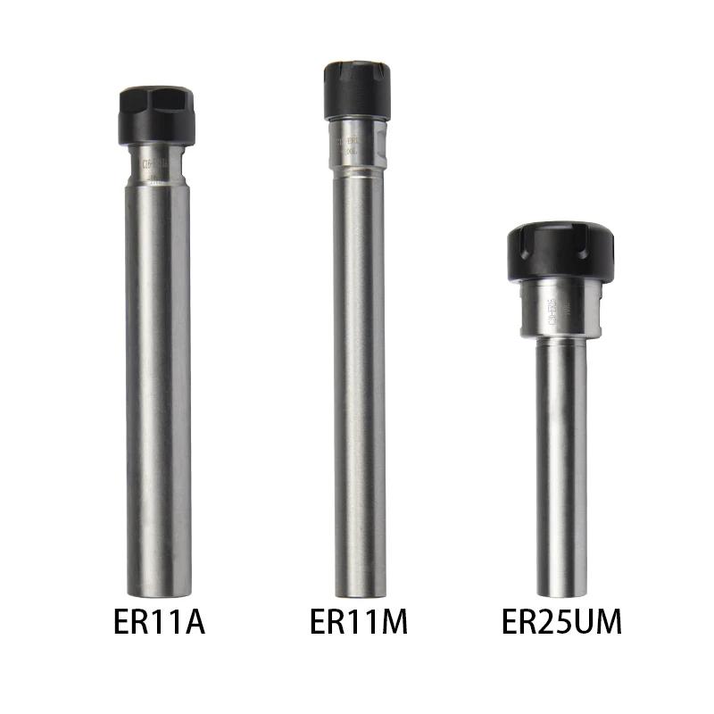 Support de mandrin à pince C10/C12/C16/C20/C25/C32/C40 pour ER8-ER25A/ER11-32M/UM, tige d'extension