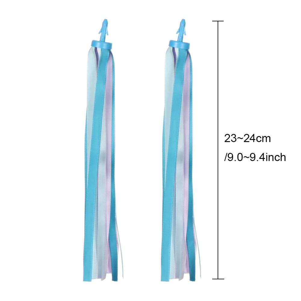 Guidon de Tricycle et Scooter pour Enfant Fille et Garçon, Accessoires de Cyclisme, Pompons Décorati