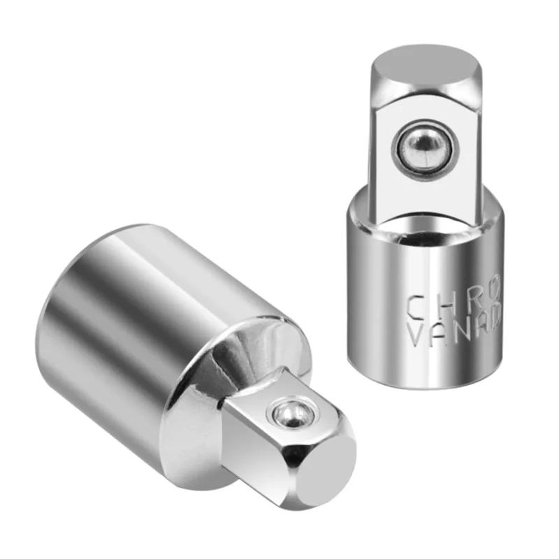 Adaptateur de douille de clé à cliquet en acier inoxydable, pour conversion de 1/2 " vers 3/8 ", 3/8