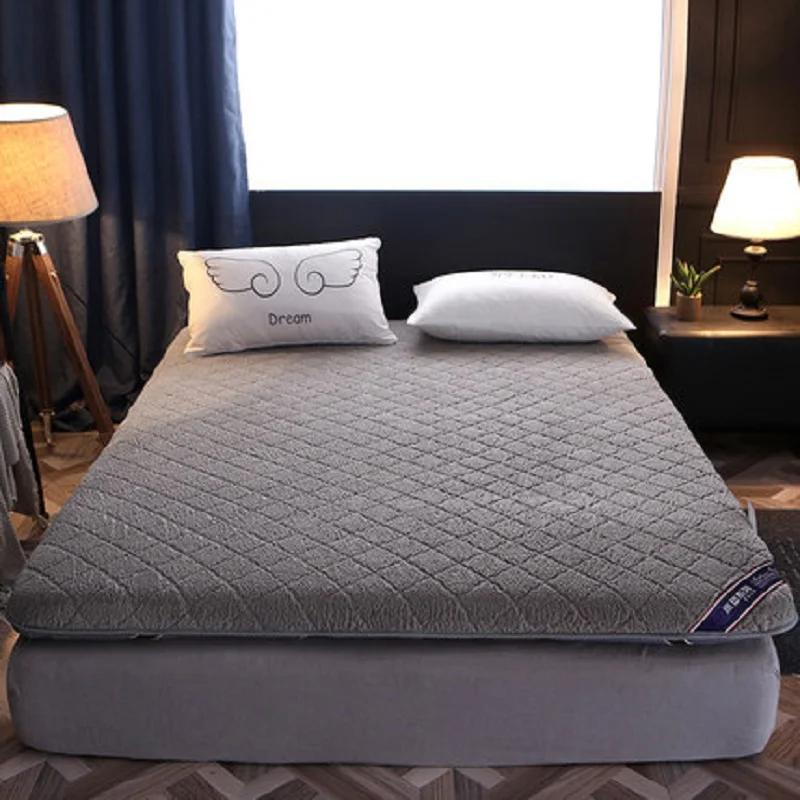 Hypothécaire ami pliable au sol pour lit king/queen/jumeau, matelas pour rester au chaud en hiver, p