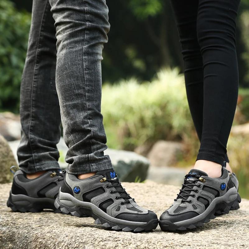Chaussures randonnée hommes femmes imperméables lacets mode chaudes grande taille printemps été