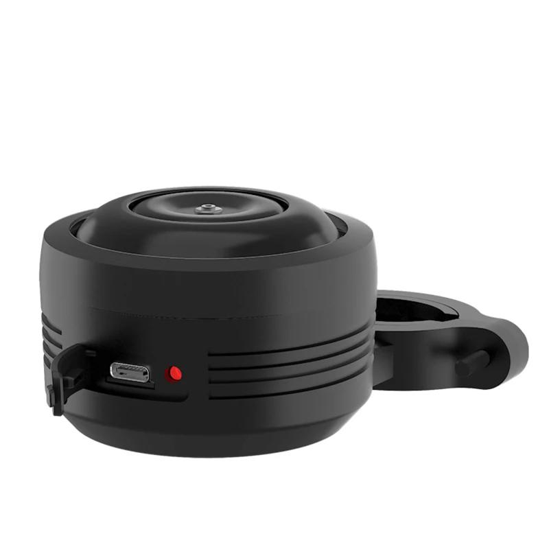 Klaxon électrique avec alarme, super son pour scooter, VTT, vélo, chargement USB, sécurité antivol,
