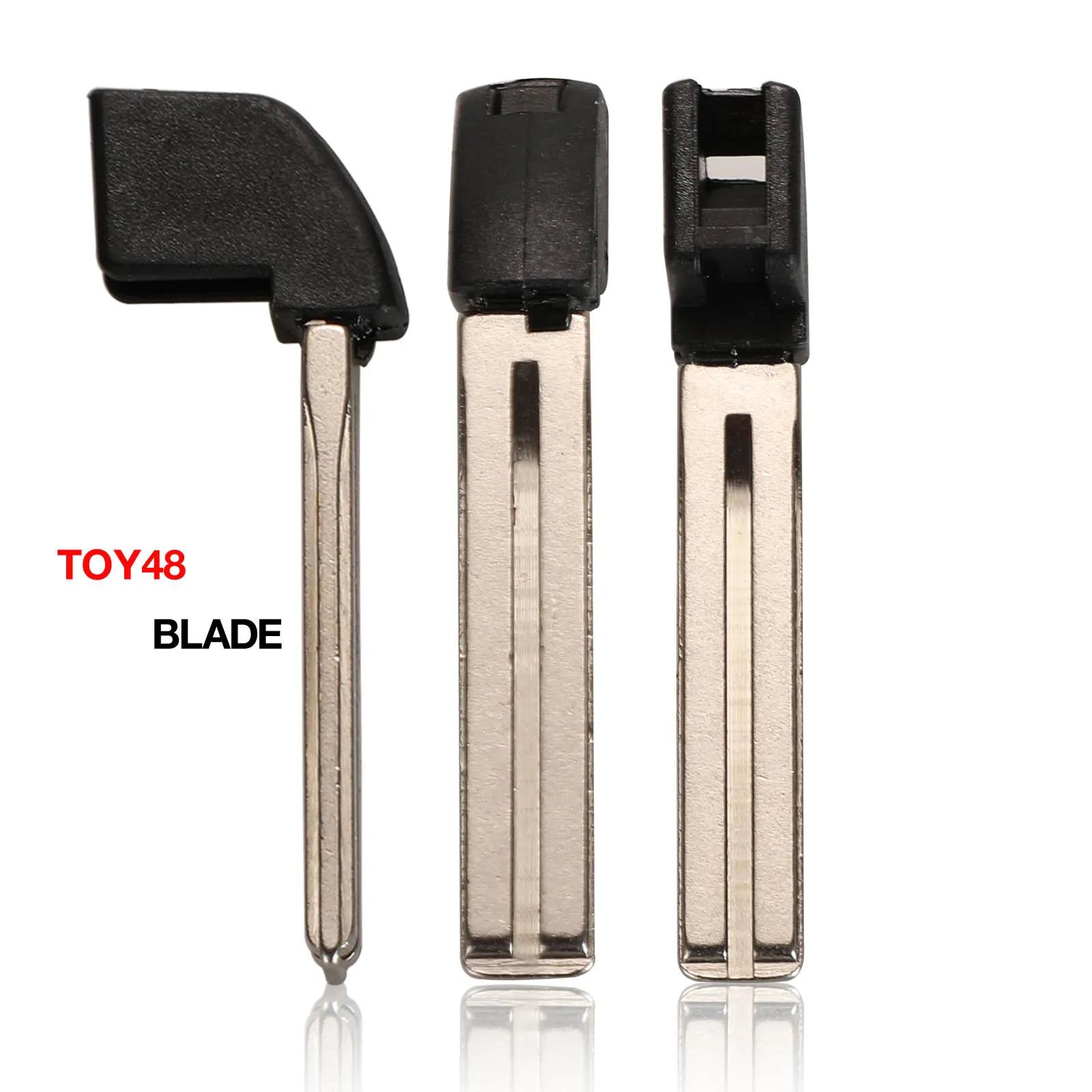 Jingyuqin – clé télécommande intelligente, Insert vierge pour Toyota Highlander Land Cruiser RAV4, c