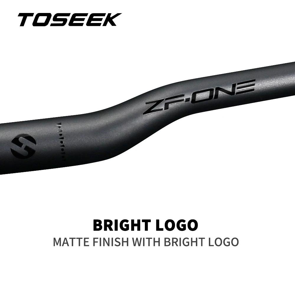 TOSEEK ZF-ONE vtt guidon de vélo en carbone guidon 31.8*580-720/740/760mm guidon noir mat pour acces