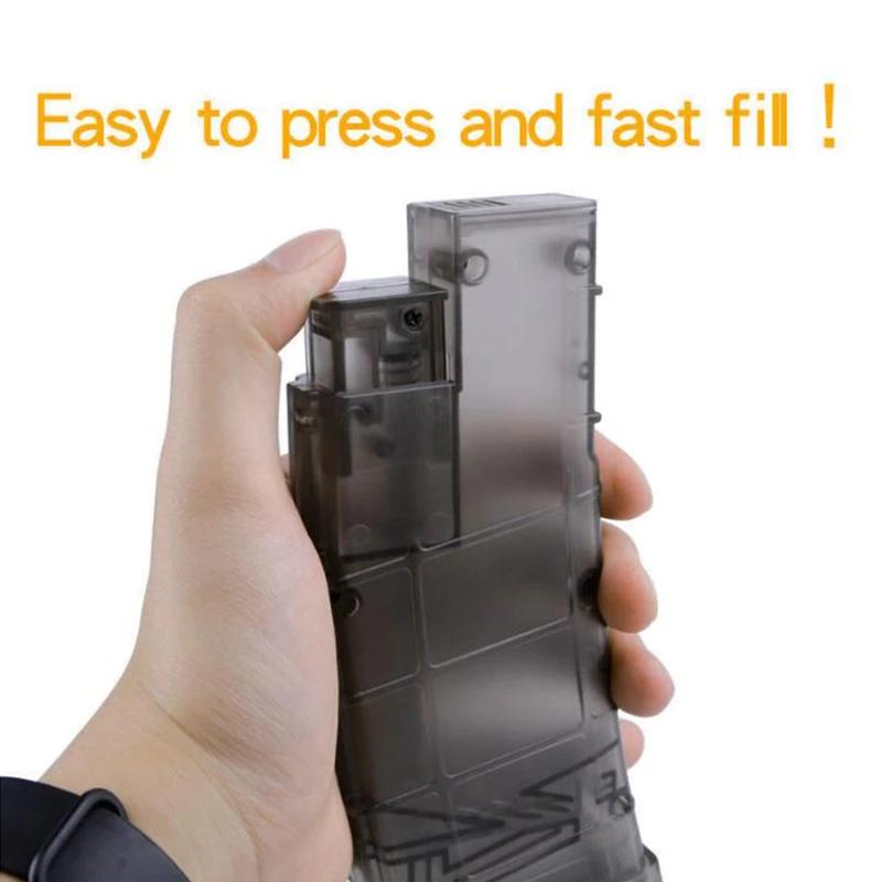 Chargeur BB Airsoft à vitesse rapide, 500 tours, accessoires de Paintball de grande capacité pour le