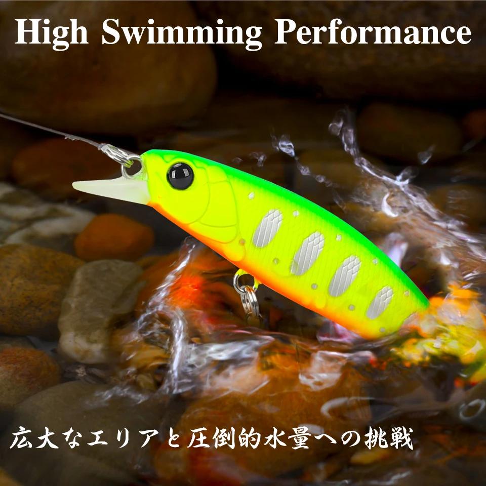 TSURINOYA DW107 leurre de pêche méné coulant nouveau modèle 60mm 6.5g appâts durs artificiels truite