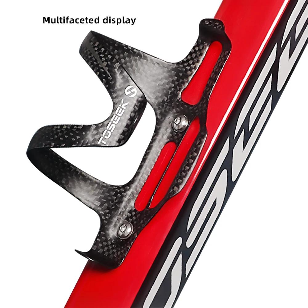Porte-bouteille Super léger en Fiber de carbone 3K pour vélo de route et vtt