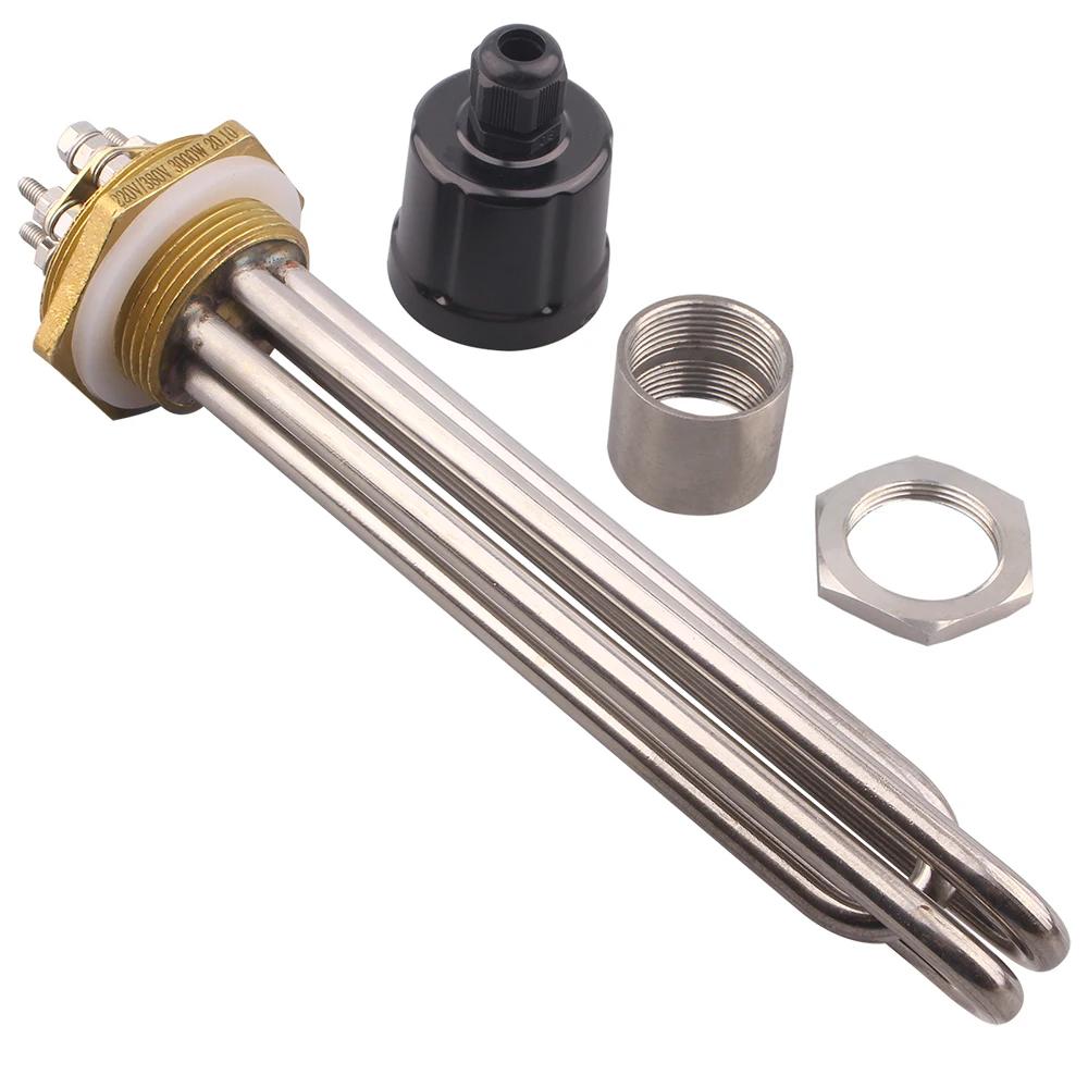Élément chauffant d'eau par Immersion 220v/380V, chauffage électrique de brasserie SUS304, résistanc