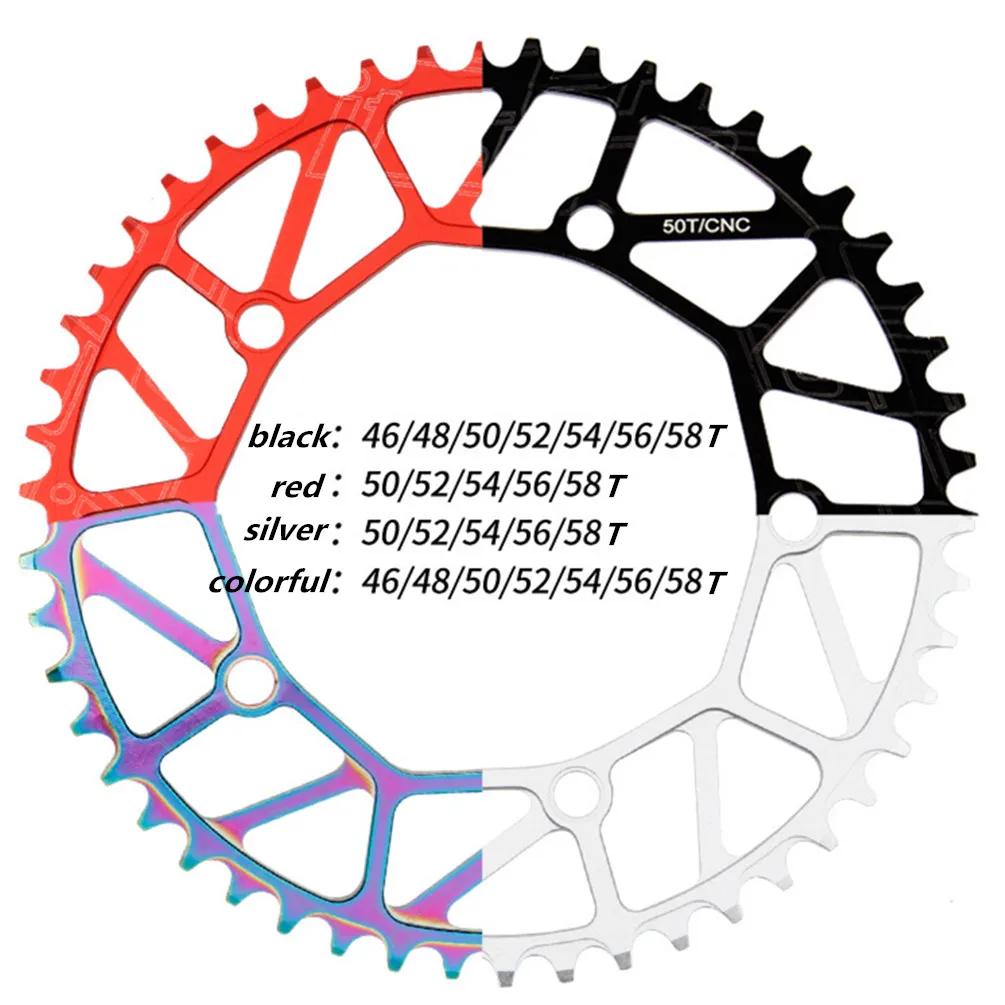 Pignon manivelle intégré creux Litepro pour vélo pliant arbre central dent positive négative plateau simple