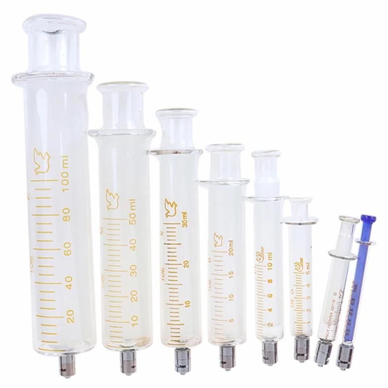Seringue en verre 1/2/5/10/20/30/50/100 ml avec embout Luer Lock - seringue préremplie en verre boro