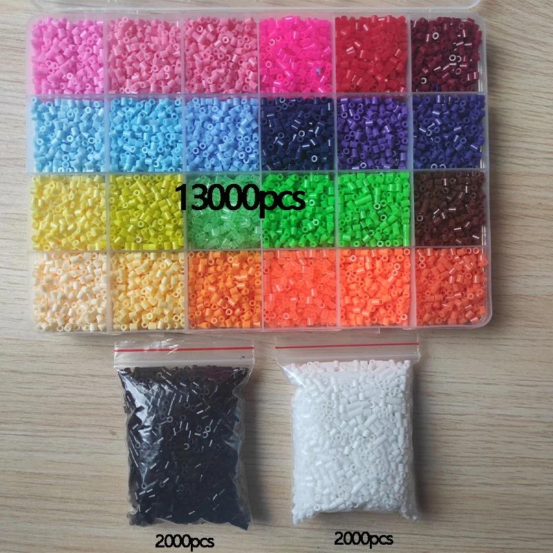 Perles Perler créatives 24/72 couleurs, Kit de jouets pour enfants, perles Hama de 2.6mm, Puzzle 3D,