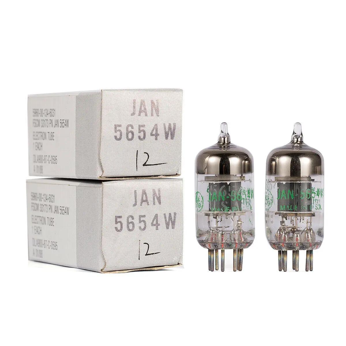 Paire assortie de tubes à vide GE JAN 5654W à 7 broches, mise à niveau pour 6AK5/6J1/6Ж1/ EF95/6J1P
