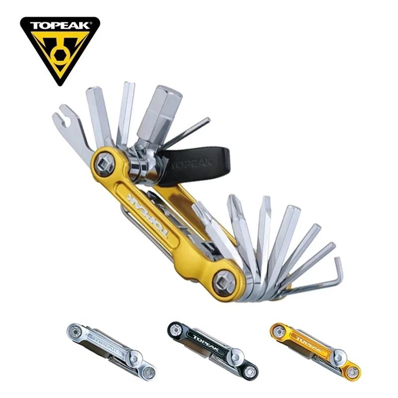 Outil multifonction pour vélo TOPEAK, outil de réparation miniature portable pour vélo, kit de clés,