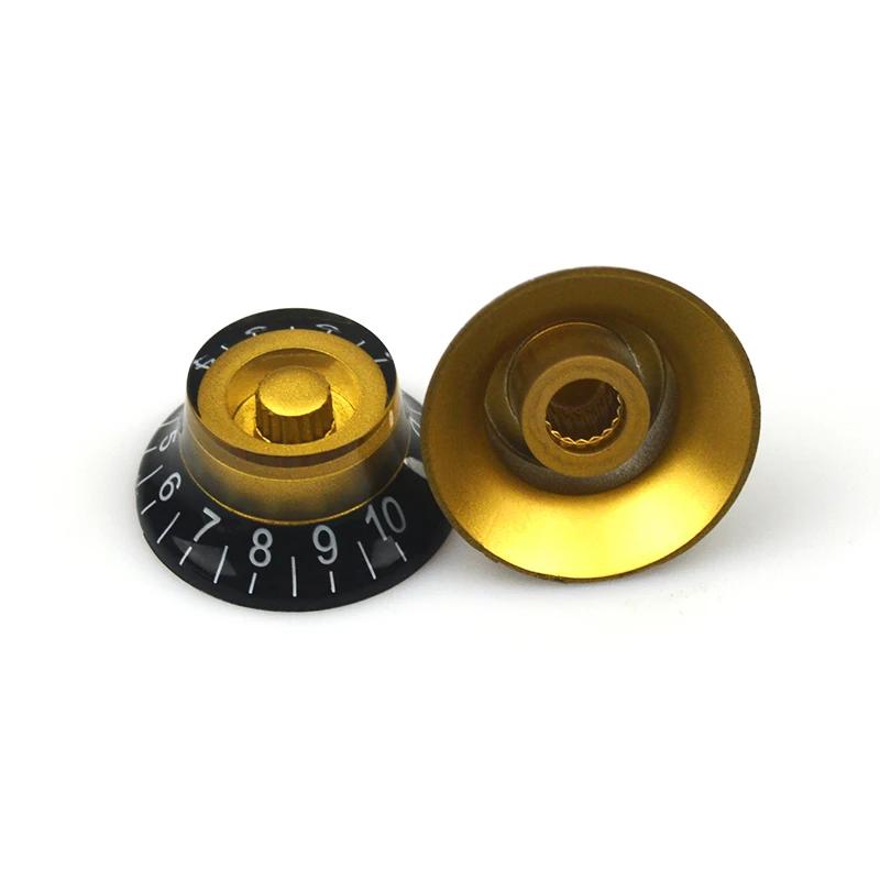 2/4 pièces bouton de tonalité de Volume de guitare LP guitare électrique haut-de-forme guitare droit