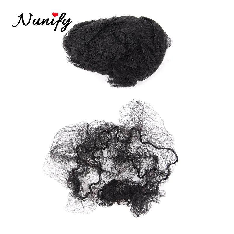 20 pièces/lot filets à cheveux Invisible bord élastique maille longue 36 pouces noir court 18 pouces