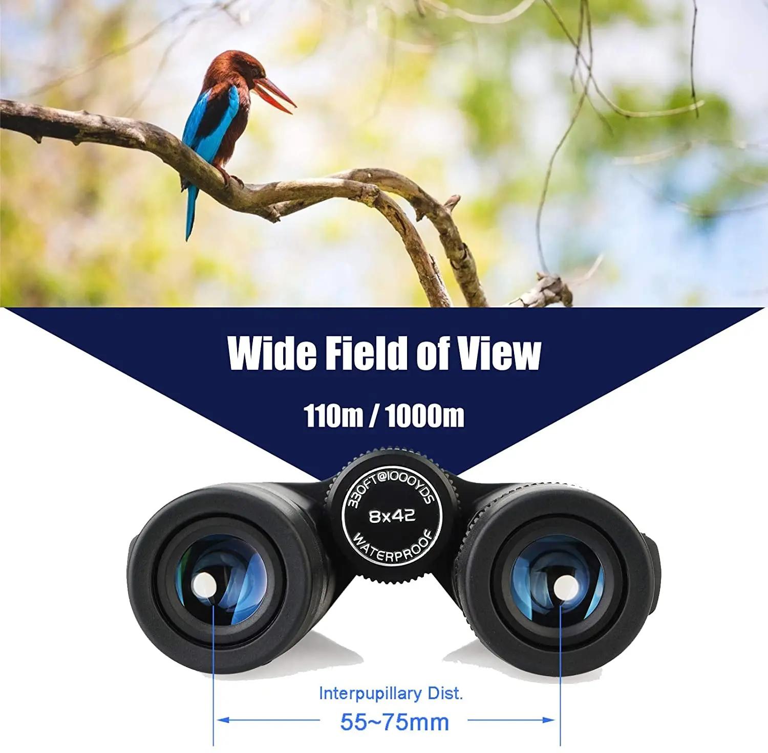 Svbony SV47 – jumelles 10x42 HD, étanches, pour l'observation des oiseaux, pour adultes, lentille FM