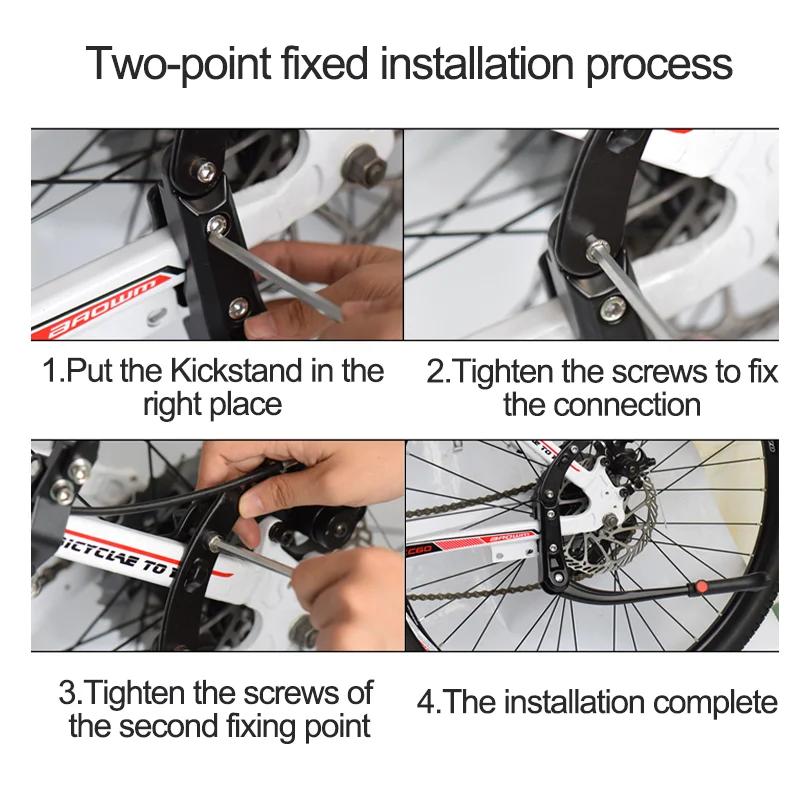 Support universel réglable pour vélo de route et de montagne, support latéral ultraléger en alliage