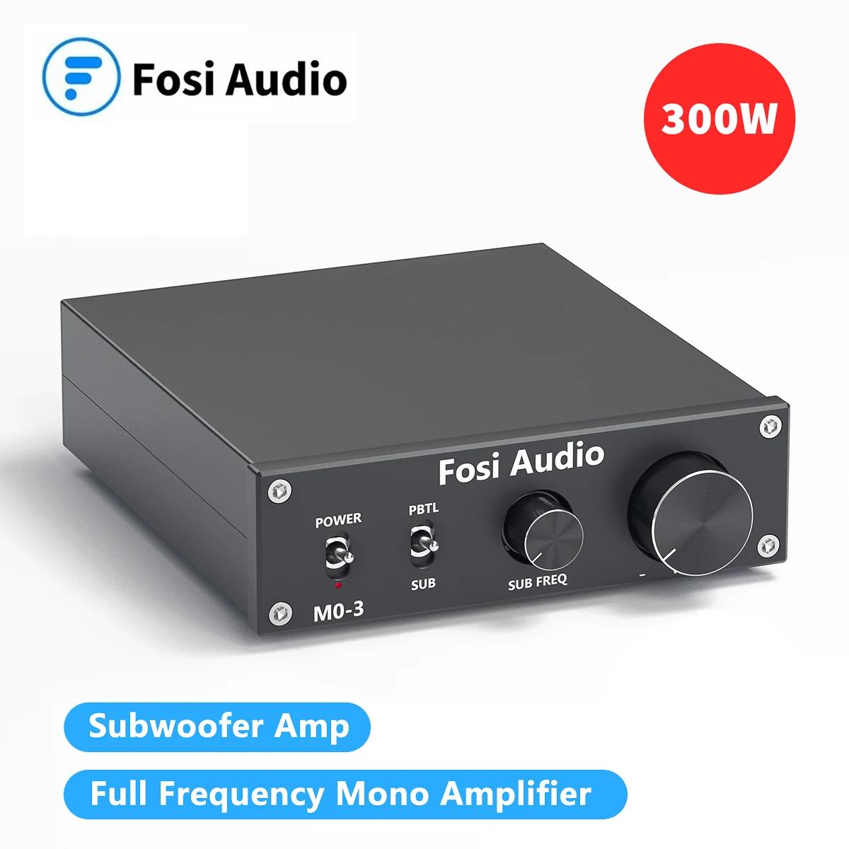 Fosi Audio-Amplificateur de caisson de basses M03, 300W, Mono Amp, Digital Hifi, Home Power Audio, H