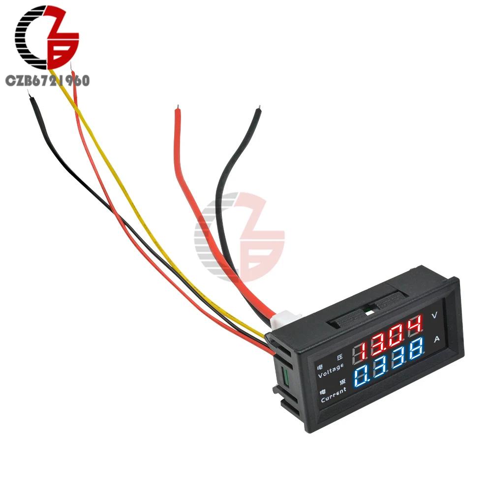 Voktta M4430 DC 100V 200V 10A voltmètre numérique électronique ampèremètre 0.28 ''affichage LED régu