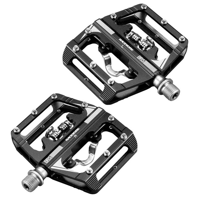 RACEasy-Pédales Mgem pour repose-pieds de vélo, pédales mixtes VTT, clip VTT, assistance au pied, do