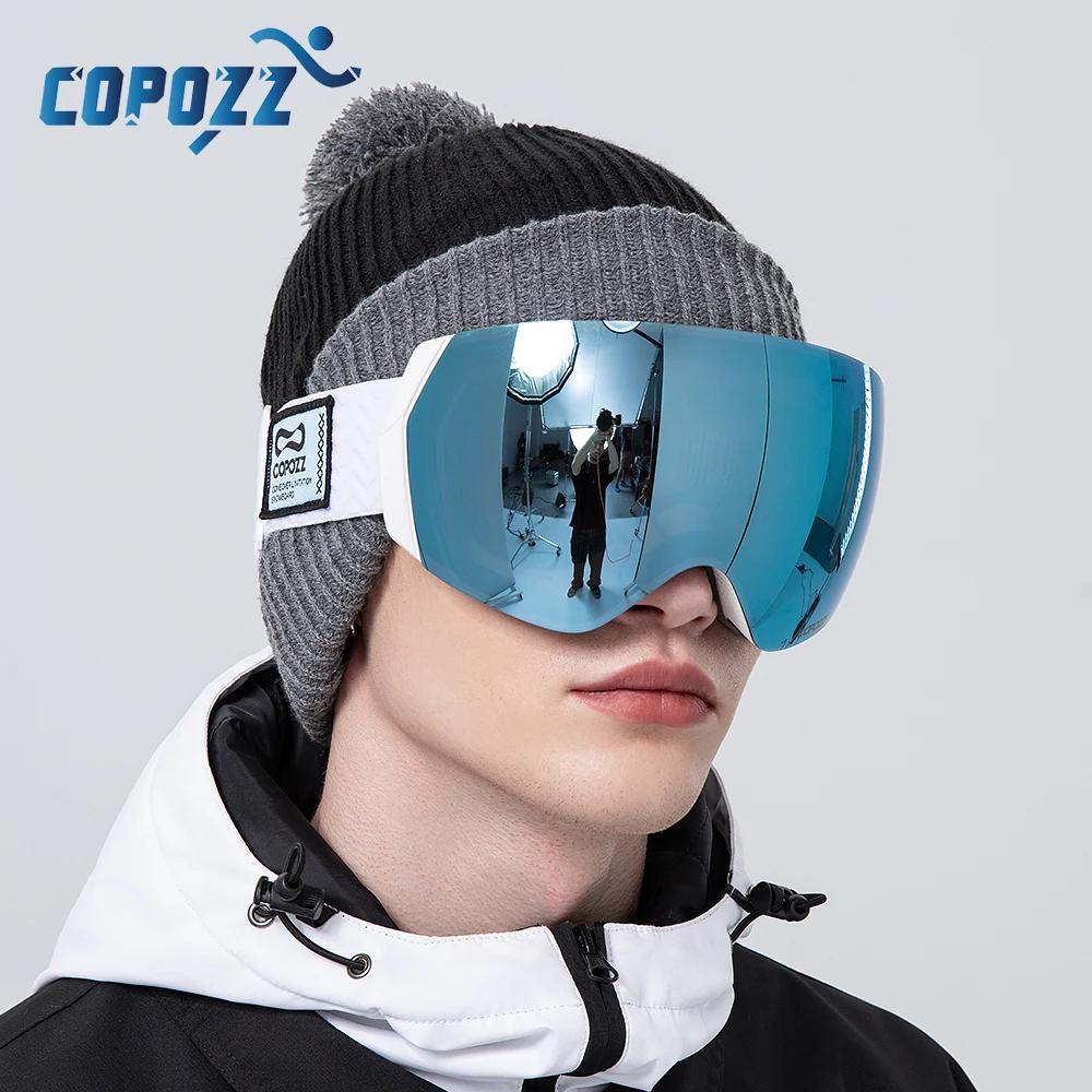 COPOZZ marque lunettes de Ski professionnelles Double couches Anti-buée UV400 hommes femmes hiver mo