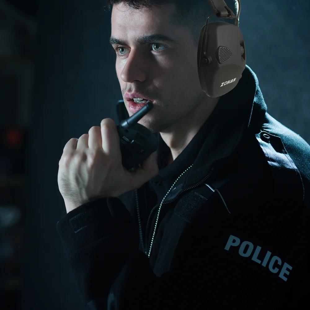 Cache-oreilles de tir électronique, casque tactique, Protection des oreilles, Anti-bruit, pour la ch