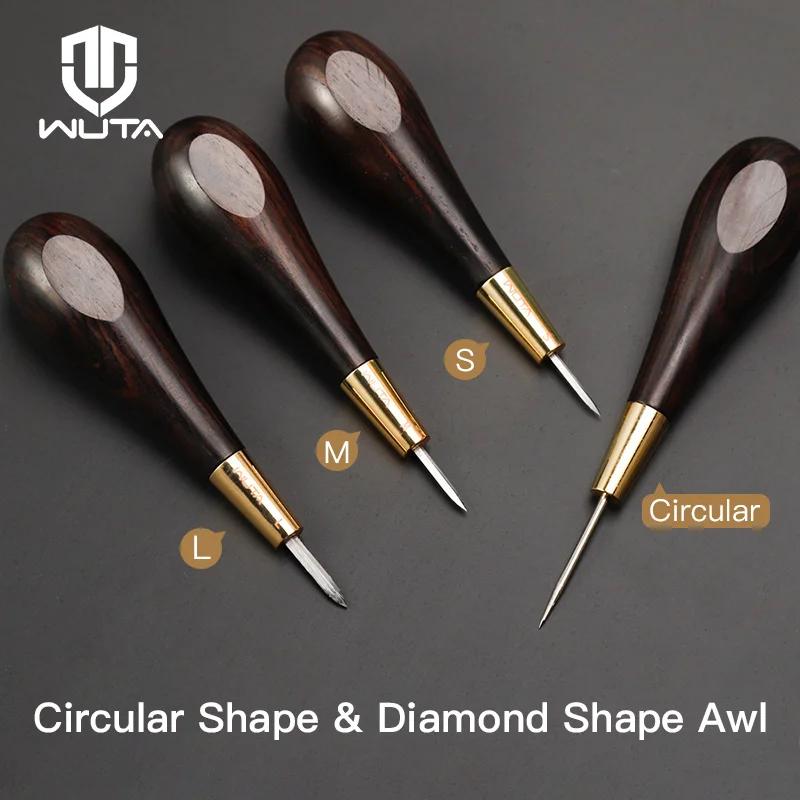 WUTA-Jolie çon de couture en cuir de 2e génération, excavatrice en forme de diamant, outil d'artisan
