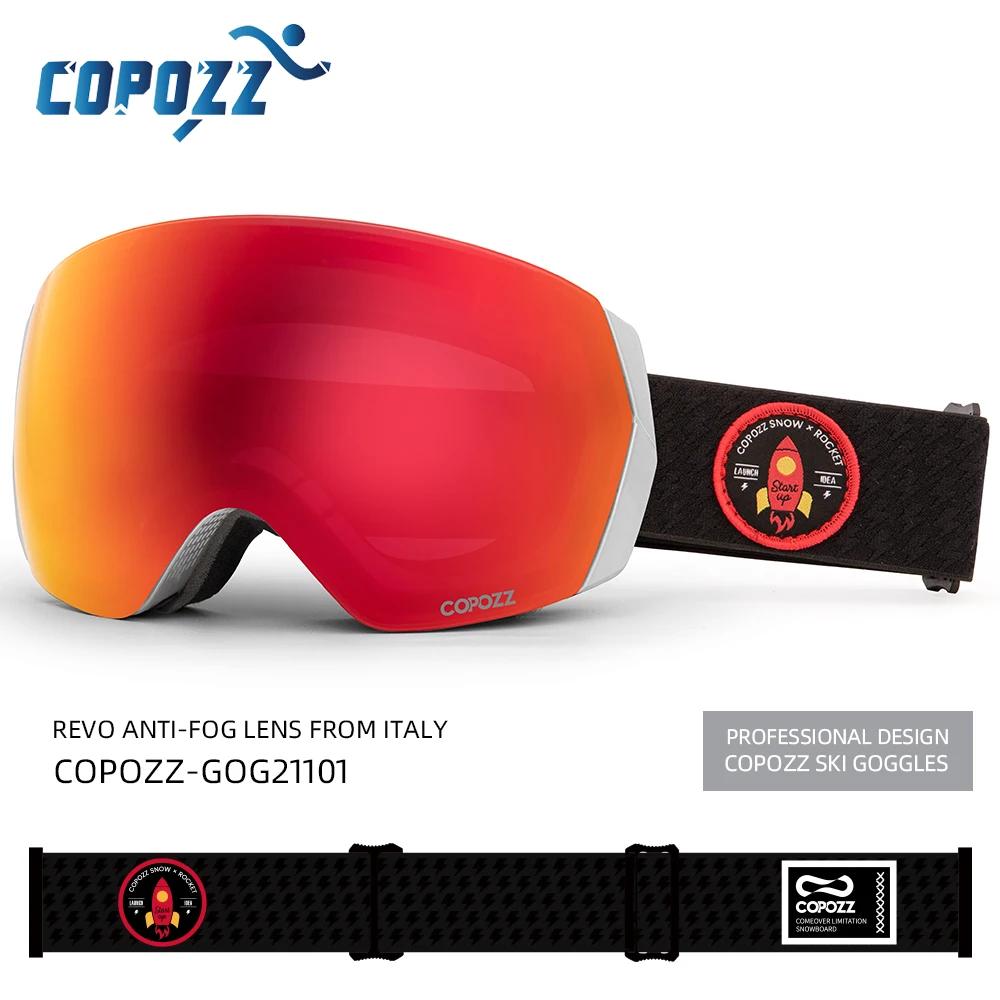 COPOZZ marque lunettes de Ski professionnelles Double couches Anti-buée UV400 hommes femmes hiver mo