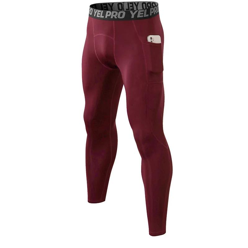 Pantalon fitness homme velours thermique hiver - Legging entraînement course extensible serré