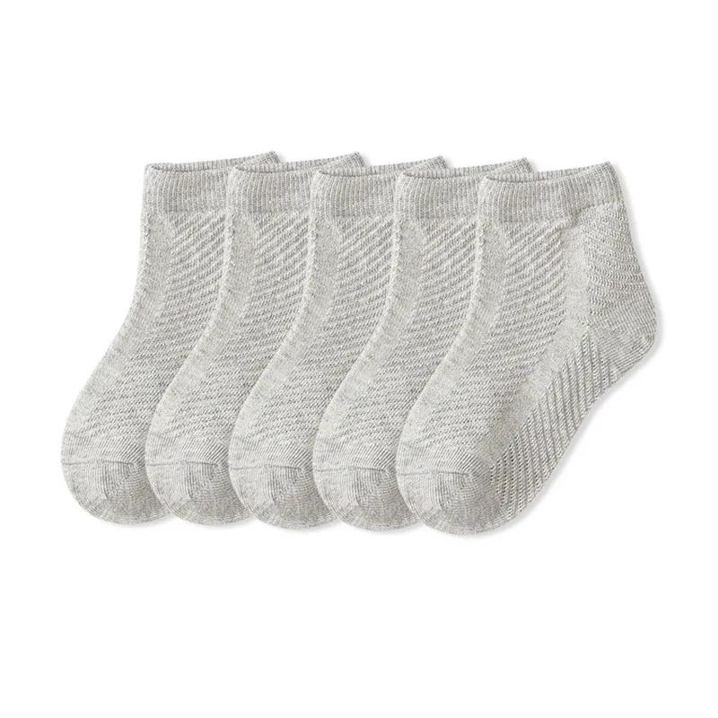 Enfants coton chaussettes été mince respirant tricot maille doux solide blanc mode garçon fille bébé