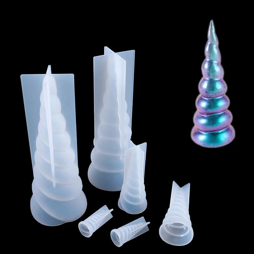 Moule en silicone 3D pour décoration de gâteaux en fondant, motifs Ours, Licorne, Corne, Cerf de Noë