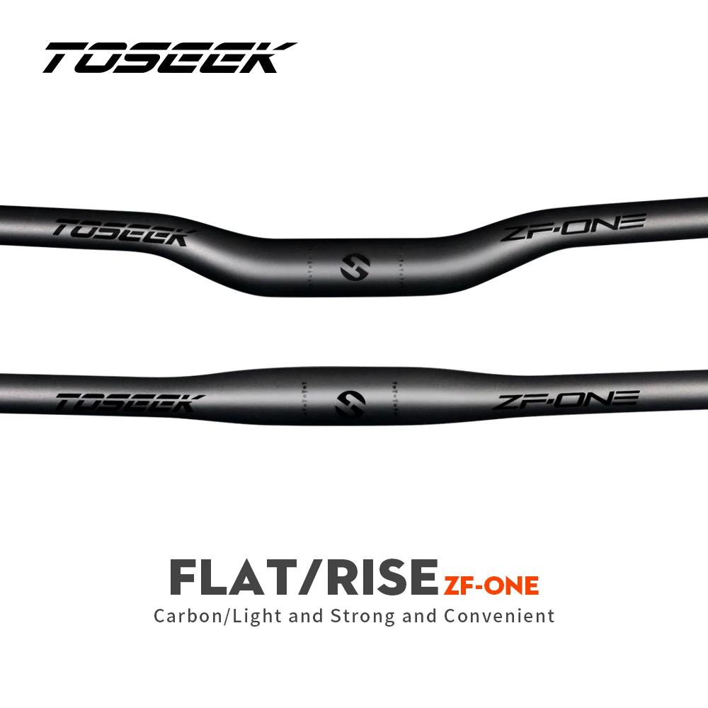 TOSEEK ZF-ONE vtt guidon de vélo en carbone guidon 31.8*580-720/740/760mm guidon noir mat pour acces