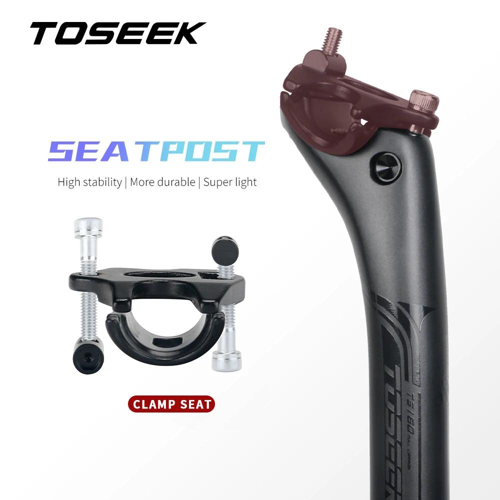 TOSEEK – tige de selle en carbone 27.2/30.8/31.6mm, noir mat, Tube de selle vtt/vélo de route, longu