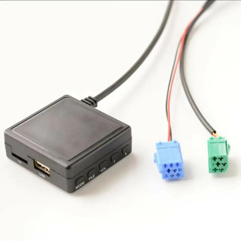Adaptateur audio Bluetooth pour autoradio, câble AUX, microphone mains libres, fonction d'entrée aud