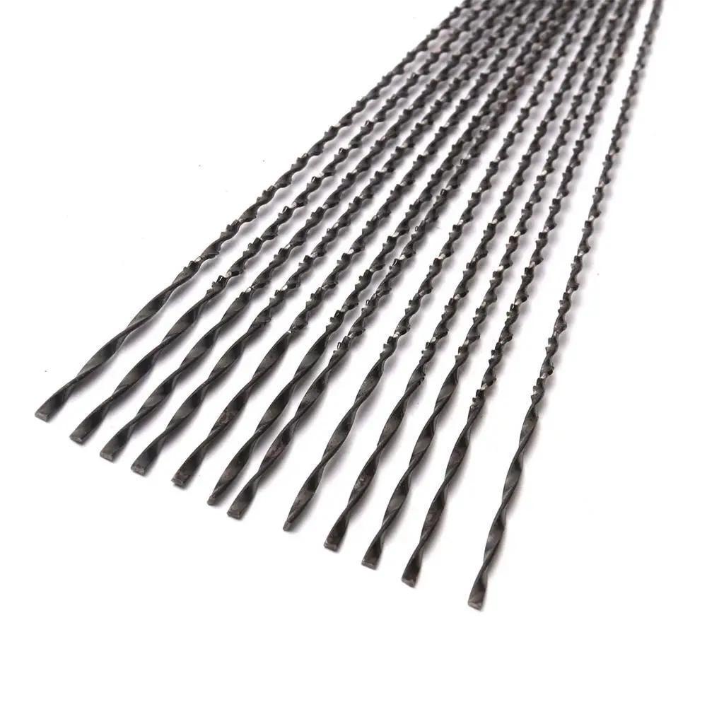 10 pièces 130 mm 2 # /3 # /7 # /8 # Lames de scie à chantourner dents en spirale lames de scie à b