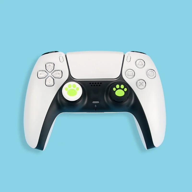 Patte de chat pouce bâton poignée capuchon Joystick housse pour Sony PS5 PS4 PS3 mince Xbox 360/une