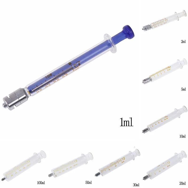 Seringue en verre 1/2/5/10/20/30/50/100 ml avec embout Luer Lock - seringue préremplie en verre boro