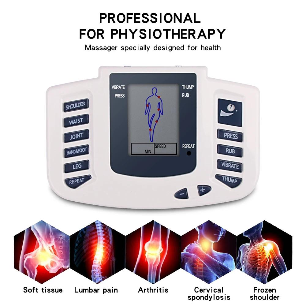 Électrostimulateur musculaire Tens pour tout le corps, thérapie d'acupuncture EMS, Massage, 16 couss