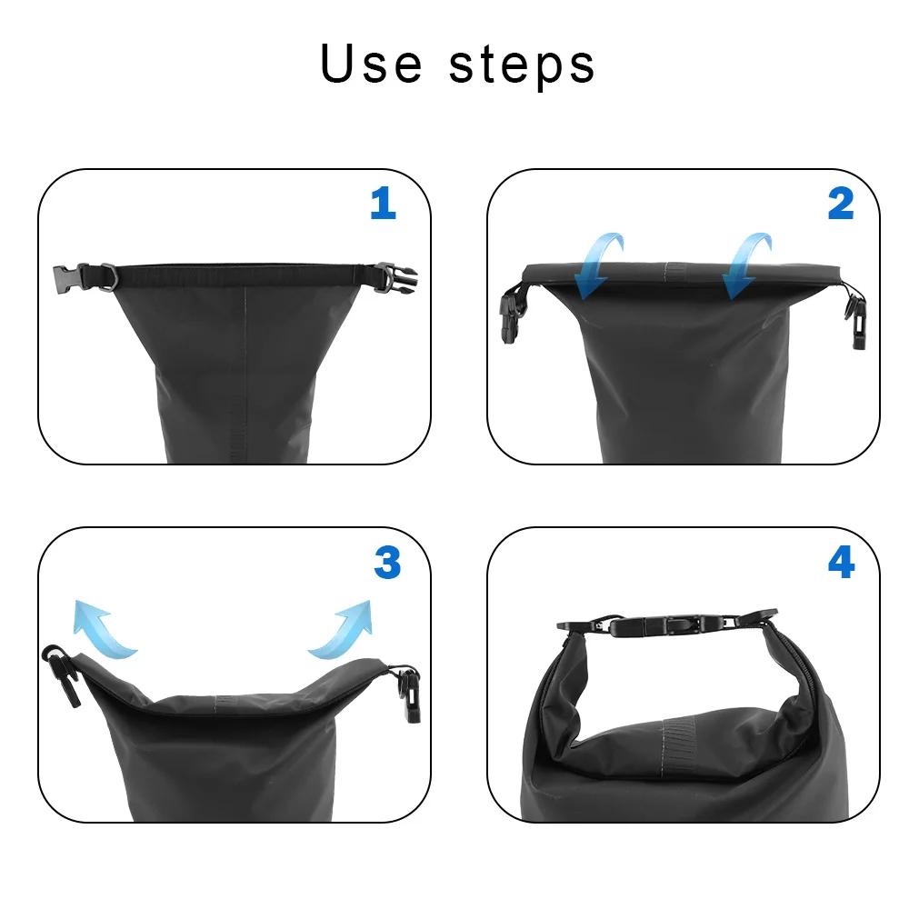 Sacs à bandoulière imperméables pour Moto, randonnée voyage en plein air, sac sec 5L 10/15/20/30L, g