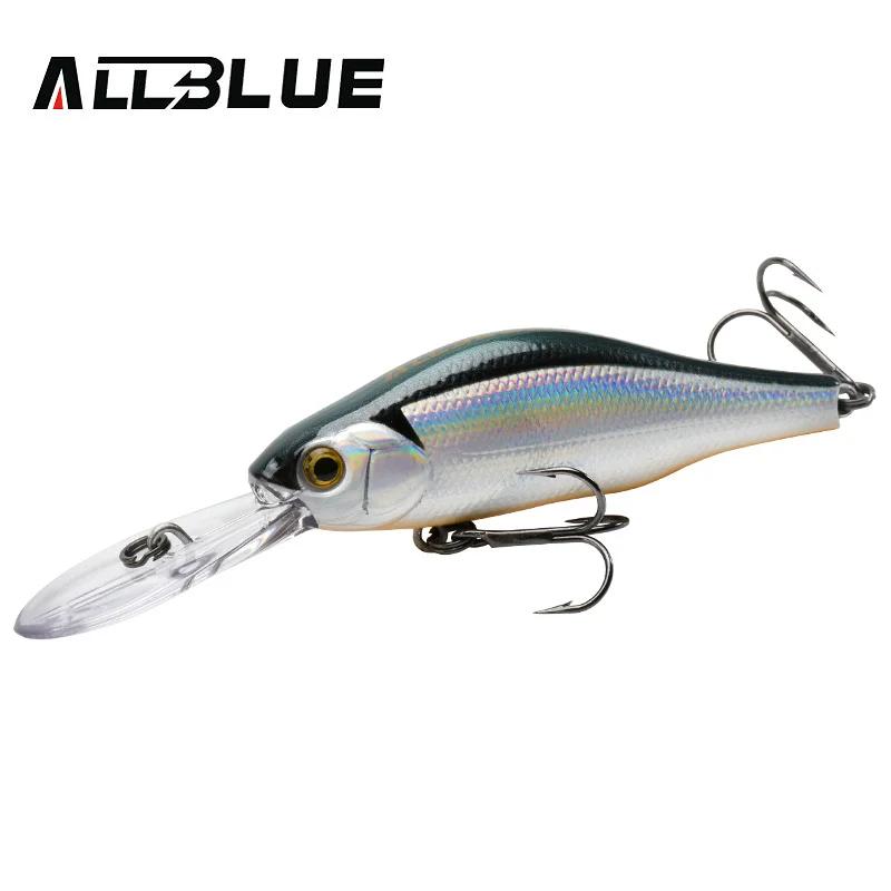ALLBLUE – leurre de pêche professionnel HUNCH 70SP DR, avec Wobbler en suspension, profondeur de 1.5