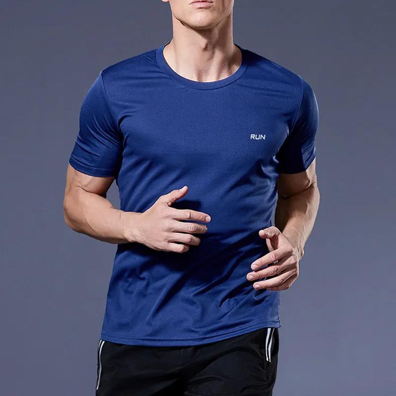 T-shirt sport homme polyester séchage rapide : pour fitness, gym et entraînement léger