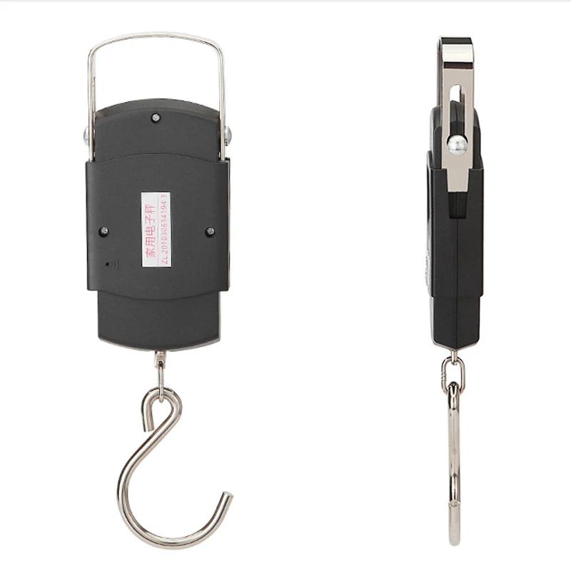Balance numérique électronique avec chargeur USB 55kg/10g, crochet suspendu, pêche voyage, Double pr